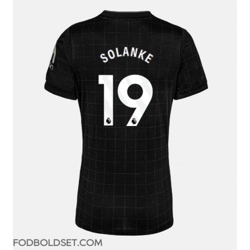 Tottenham Hotspur Dominic Solanke #19 Udebanetrøje Dame 2025-26 Kortærmet